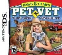 Paws & Claws Pet Vet: Australian Adventures Nintendo DS US box art